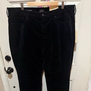 NYDJ Black Corduroy Pants